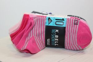 K.Bell New NO SHOW FIT Women Socks With Multiple Colors And Super Soft, 10 Pairs