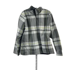 Women's ZeroXposur Plaid Jacket Size L Preowned Full Zip - Picture 1 of 4