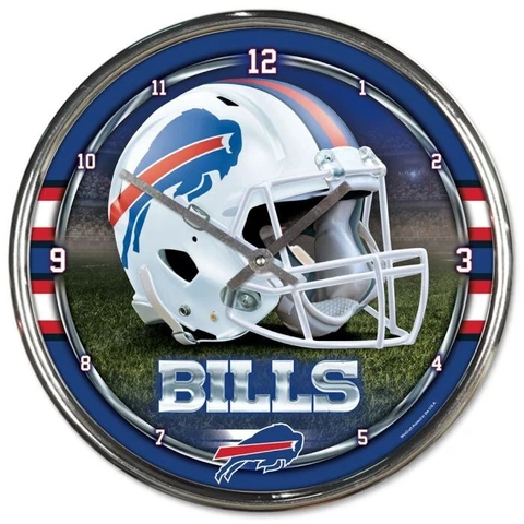 NFL Buffalo Bills Chrome Clock Cover