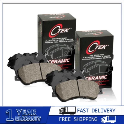 Ceramic Brake Pads For Lincoln Town Car 2003 2004 2006 2007 2008 2009 2010 2011 - Image 1 of 4