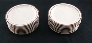 ITI China 10-2 GR-7 Salad Plates 7-1/4 Ceramic Brown Speckles Dishes Lot of 16 - Picture 1 of 6