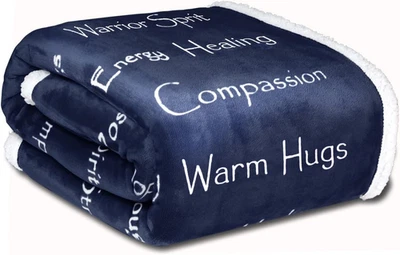 - Compassion Blanket (Brand)- Strength Courage Super Soft Warm Hugs, Get Well Gi - Image 1 of 4