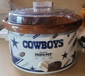 Olla de cocción lenta Rivals 3104 DL 4 qt Dallas Cowboys - Imagen 1 de 6