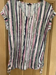 M&CO STRIPED TOP - SIZE 10 - Picture 1 of 6