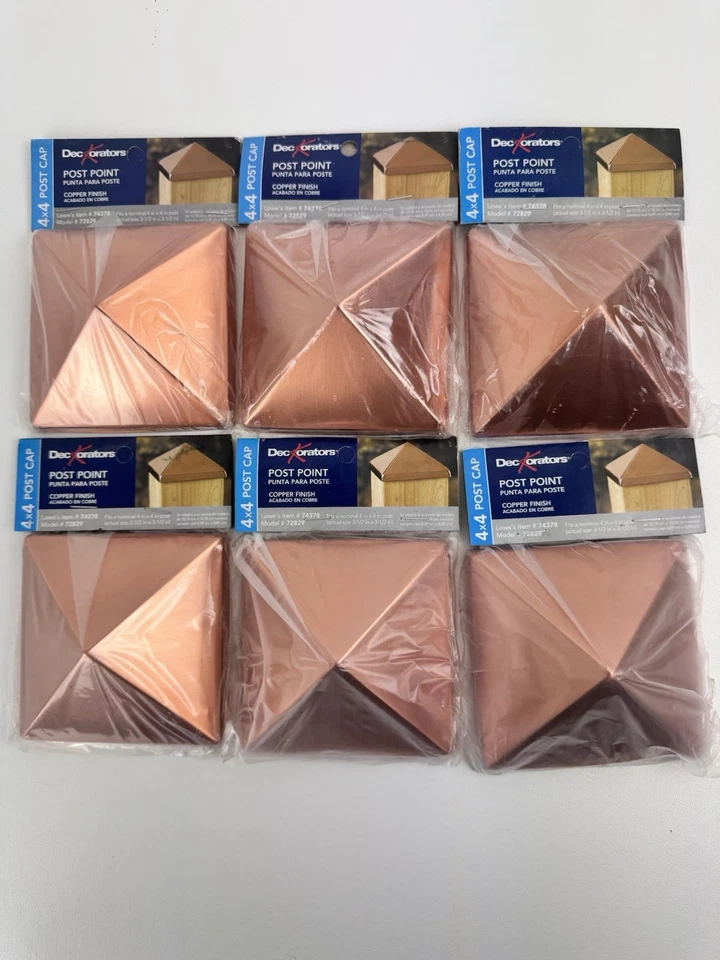 Maine Ornamental 4 X 4 High Point Copper Post Cap 74378