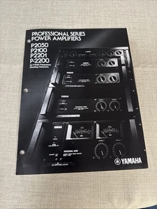 Yamaha Professional Series Endstufen P2050 P2100 P2201 P-2200 Prospekt - Bild 1 von 6
