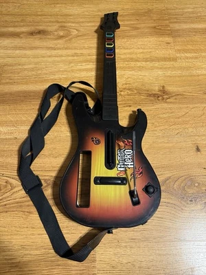 Nintendo Wii Guitar Hero World Tour Sunburst Guitar Red Octane 95455.805 - Image 1 of 2