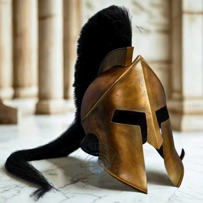 300 шлем спартанского воина | греческие доспехи короля Леонидаса косплей рождественский подарок - Изображение 1 из 3