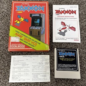 Zaxxon &ndash; Atari 2600 VCS &ndash; Complete in Box &ndash; Tested & Working