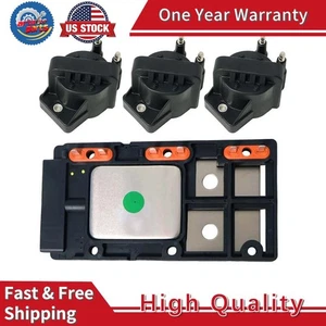 Ignition Control Module w/ 3 Ignition Coil For Buick Chevy Oldsmobile Pontiac - Picture 1 of 9