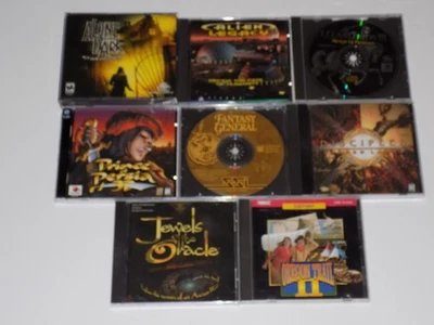 Vintage PC Game Lot Some Factory Sealed All Listed RPG Adventure Strategy /Jewel - Image 1 of 4