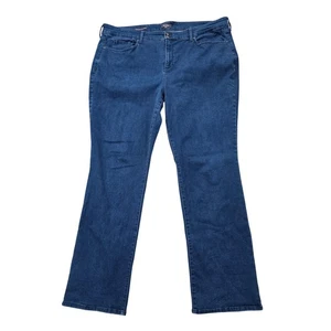NYDJ Marilyn Straight Jeans Dark Wash Womens Size 22W Lift Tucking Technology - Picture 1 of 11