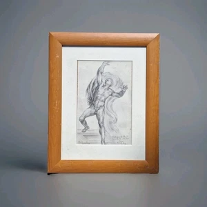 Dessin Michelangelo" La Ressurection Du Christ" Reproduction Tableau Encadré  - Bild 1 von 11
