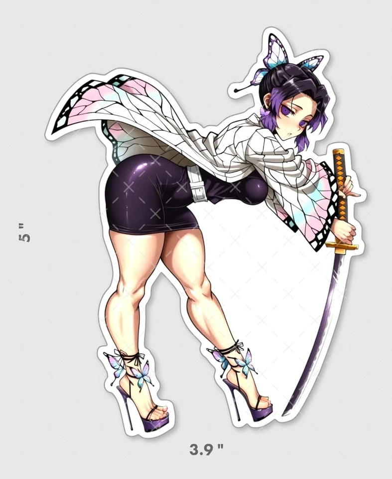 Pegatina de vinilo Shinobu Slayer Waifu  Foto 1 de 1