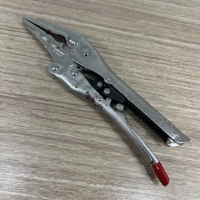 C H Hanson Automatic 8” Needle Nose Vise Grips Tool 7NN Clamping Holding - Image 1 of 4