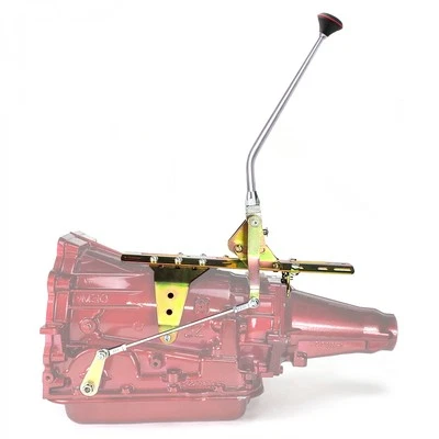 Kit de palanca de cambios de transmisión con botón pulsador con brazo cromado 16 para GM 700R4  Foto 1 de 4