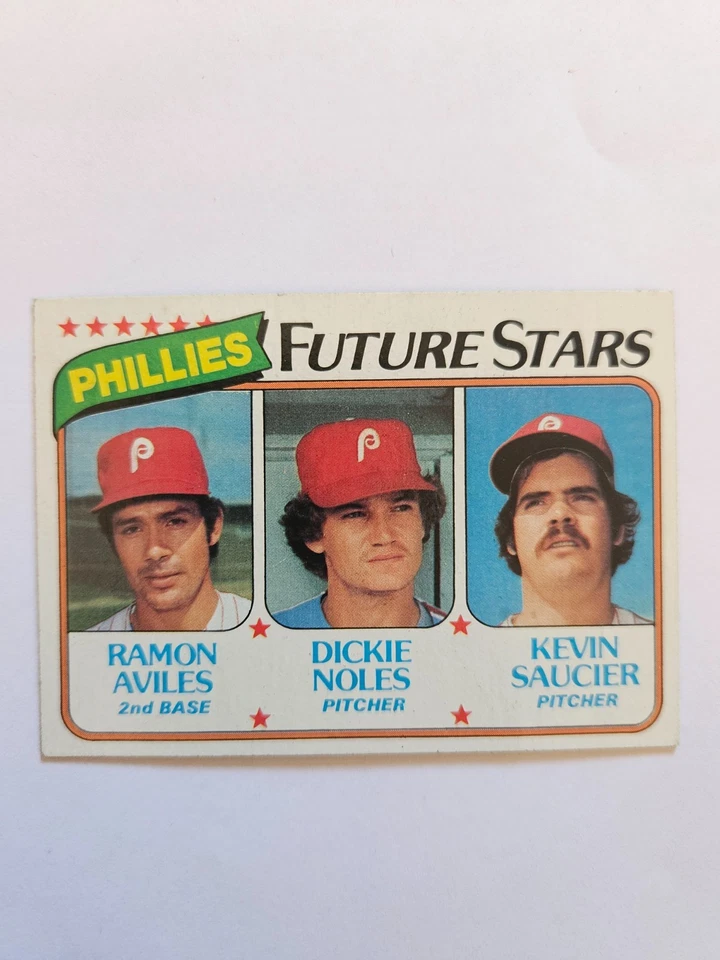 1980 TOPPS PHILLIES FUTURE STARS R. AVILES/D. NOLES/K. SAUCIER  #682 EX/MT - Image 1 of 1