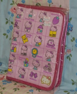 RARE BNWT Vtg 2008 Pink Sanrio Hello Kitty Travel Bag Notebook Case 9" x 6.5" - Picture 1 of 7