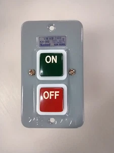 Koino KH-202 Push Button Power Switch 2P 250VAC 10A 380VAC 7A - Picture 1 of 5