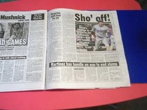 'SHOHEI OHTANI' "SETS MLB RECORD FOR HOMERS , STEALS, IN A SEASON NY POST 9/20 - Bild 1 von 2
