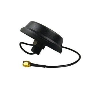2.4 GHz / 5GHz WLAN Rundstrahlantenne / Deckenmontage, Schwarz, 30cm, RPSMA, M2M - Bild 1 von 4