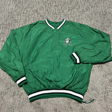 Vtg Marshall Thundering Herd Starter Pullover Windbreaker Jacket Size Large RARE Cover