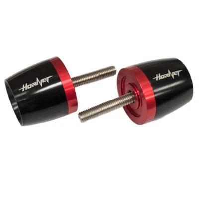 Honda CB750 Hornet 2023-2025 Handlebar Ends - Black / Red - Image 1 of 4