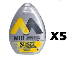 5 Bottles MIO Liquid Water Enhancer, Lemonade, 48ml Concentrate - Picture 1 of 1