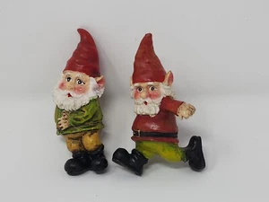 Miniatur Feengartenzwerge Outdoor/Indoor rot und grün - Bild 1 von 10