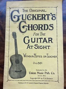 The Original Guckert's Chords For The Guitar At Sight - Imagen 1 de 3