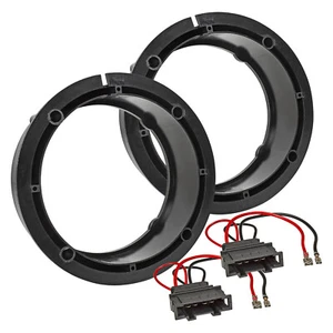 Lautsprecherringe Adapter + Kabel kompatibel für VW Golf 4 Passat 3B BG Polo 9N - Bild 1 von 2