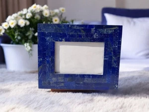 10"x8" Natural Lapis photo Customizable Family photo frame Housewarming Gift Dec - Picture 1 of 6