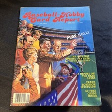 1984 Baseball Hobby Card Report Magazine, T206 Reprint Cards,Ronald Reagan cover