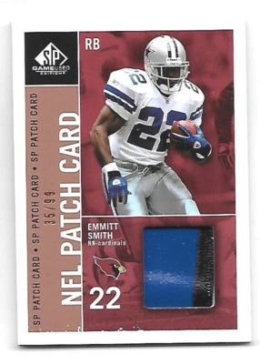 EMMITT SMITH 2003 SP Game Used Edition Patch Singles jersey /99 - Image 1 of 2