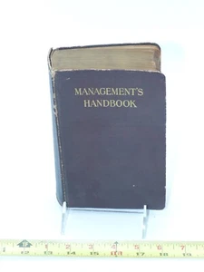 Vintage Managments Handbook L.P. Alford Editor 1924 2nd Printing Ronald Press - Picture 1 of 19