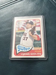 2014 Topps Heritage Minor League #6 Lucas Giolito CHICAGO WHITE SOX RC - Picture 1 of 2