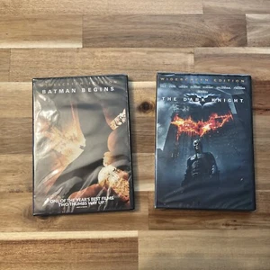 Batman Begins & The Dark Knight DVD Bundle - Brand New Factory Sealed Smoke Free - Picture 1 of 2
