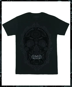 Mis Raices Mexican Graphic T-shirts  Calavera Skull Día de Muertos - Picture 1 of 5