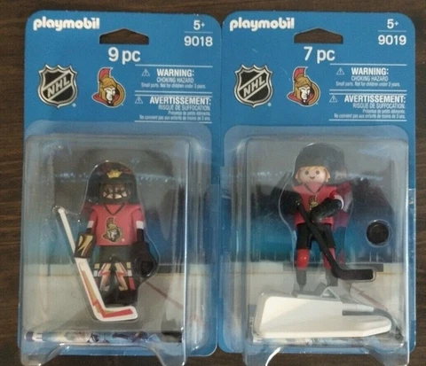 Playmobil NHL Ottawa Senators 2 figure set Forward Gaolie 9018 9019 LNH Cover