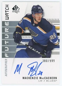 2019-20 UD SP Authentic Mackenzie MacEachern Future Watch Auto /999 Rookie #157 - Picture 1 of 1