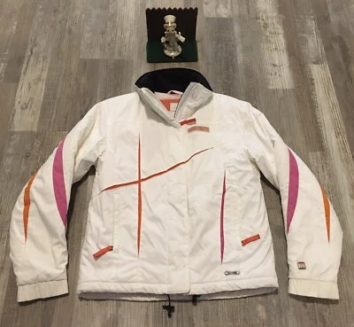 Spyder Jacket Girl 16 White Puffer Athletic Hiking Ski Lightweight Camping Youth - Image 1 of 4