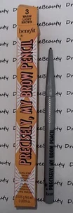 Benefit Precisely My Brow Ultra-Fine Pencil 3 WARM LIGHT BROWN Travel Mini BNIB - Picture 1 of 6