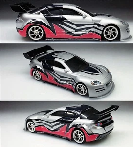 ***Pre-Sale*** NFS Most Wanted Blacklist 12 Izzy’s Mazda Rx-8 1/64 - Picture 1 of 4