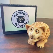 Vintage Pot Bellys Cat Kitten Trixie Trinket Box Harmony Kingdom Marble