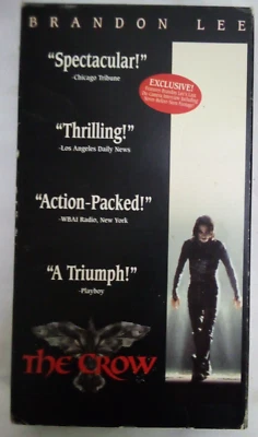 THE CROW WITH BRANDON LEE INTERVIEW VHS MOVIE HORROR/SCI-FI Foto 1 de 3