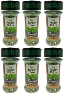 6 Bottles X Naturally Pure Parsley Flakes 0.49 oz Ea sealed - Picture 1 of 8