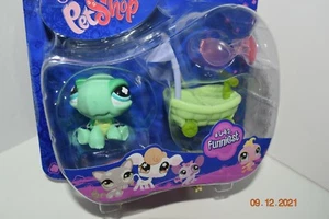 Littlest Pet Shop ~ Funniest Green Turtle ~ #642 ~ HTF ~~ NIB - Picture 1 of 10