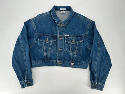Chaqueta vaquera vintage años 80 Guess Georges Marciano para mujer talla grande Foto 1 de 4