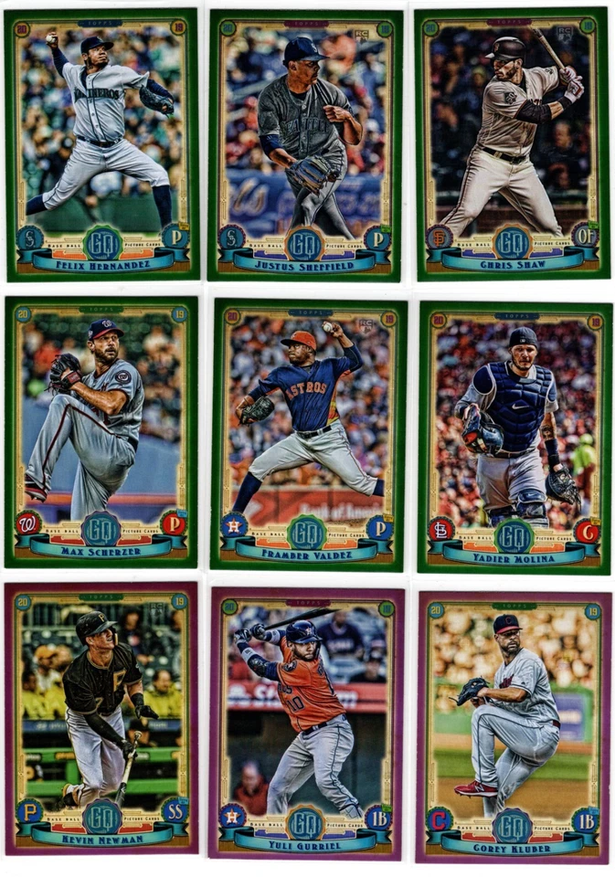 2019 TOPPS GYPSY QUEEN - GREEN or PURPLE -   ( RC's, STARS) - WHO DO YOU NEED!! - Image 1 of 1