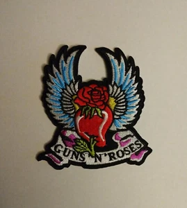 Guns N Roses Heart & Wings Embroidered Patch - FREE SHIPPING!!! - Picture 1 of 3